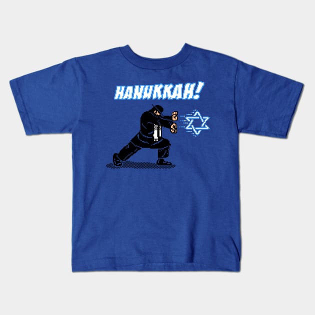 Hanukkah! Kids T-Shirt by Hillary White Rabbit